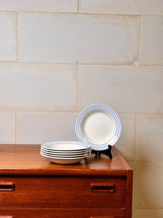 Lot de 6 Assiettes Creuses en Porcelaine – Ukraine Budi ⎜ années 1980/1990