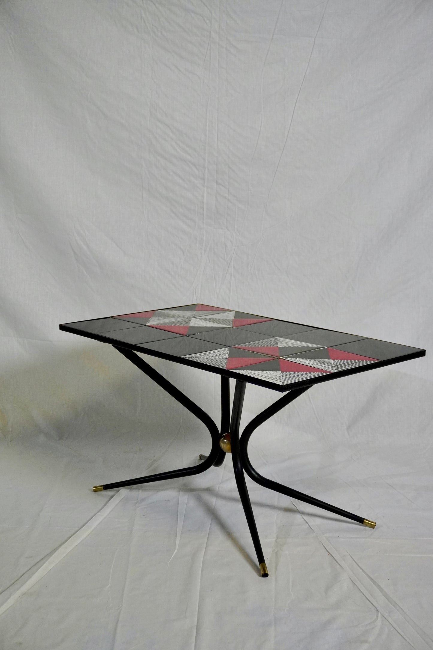 Table basse céramique attribuée aux Frères Cloutiers ⎜années 1970