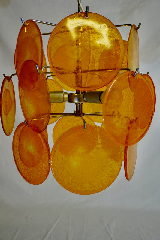 Lustre de style Space Age inspiré par Gino Vistosi ⎜ années 1970