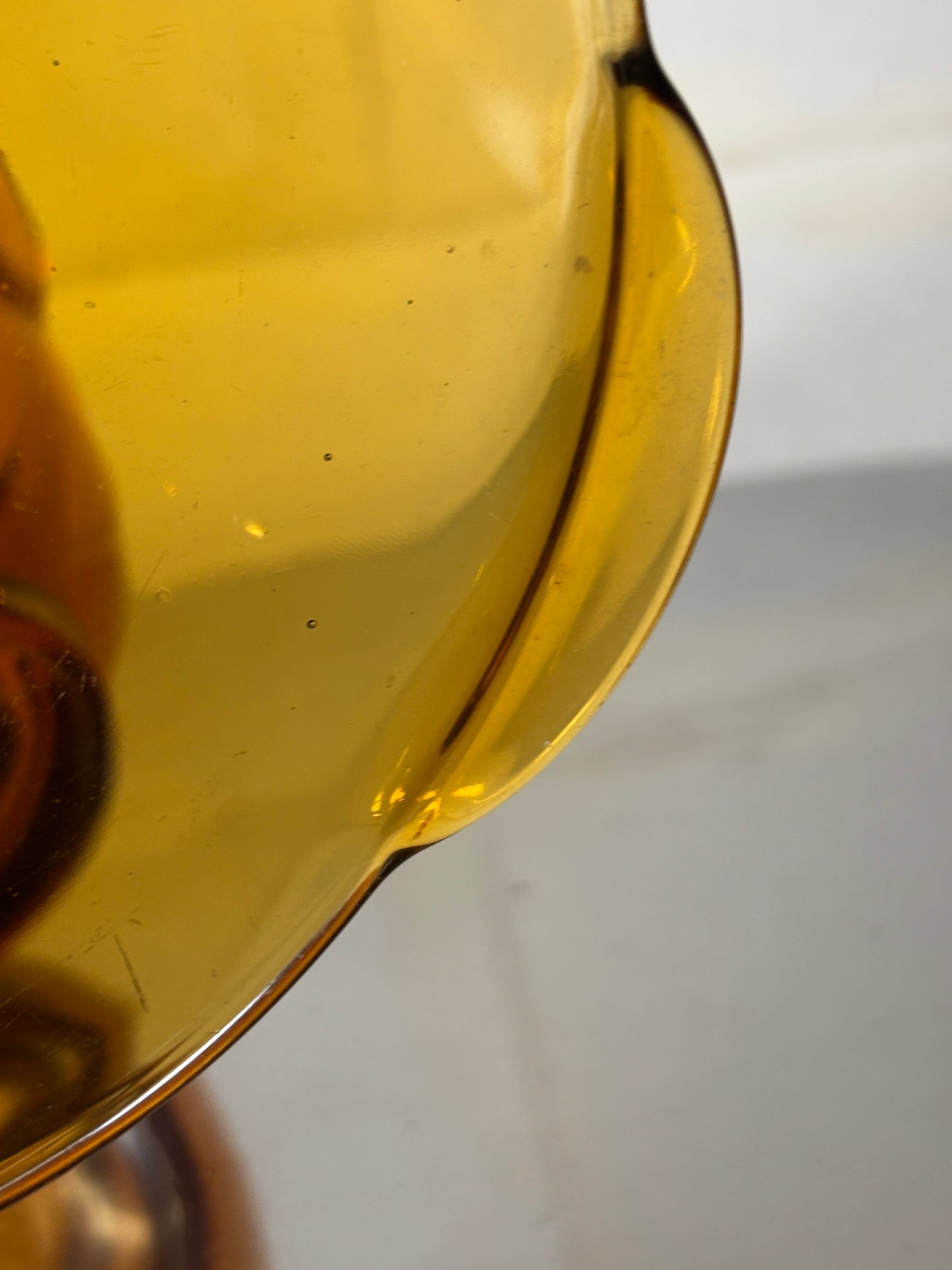 Lot de 3 Bols à Oreilles en Verre Vermeil 51cl – Duralex ⎜ Années 1970