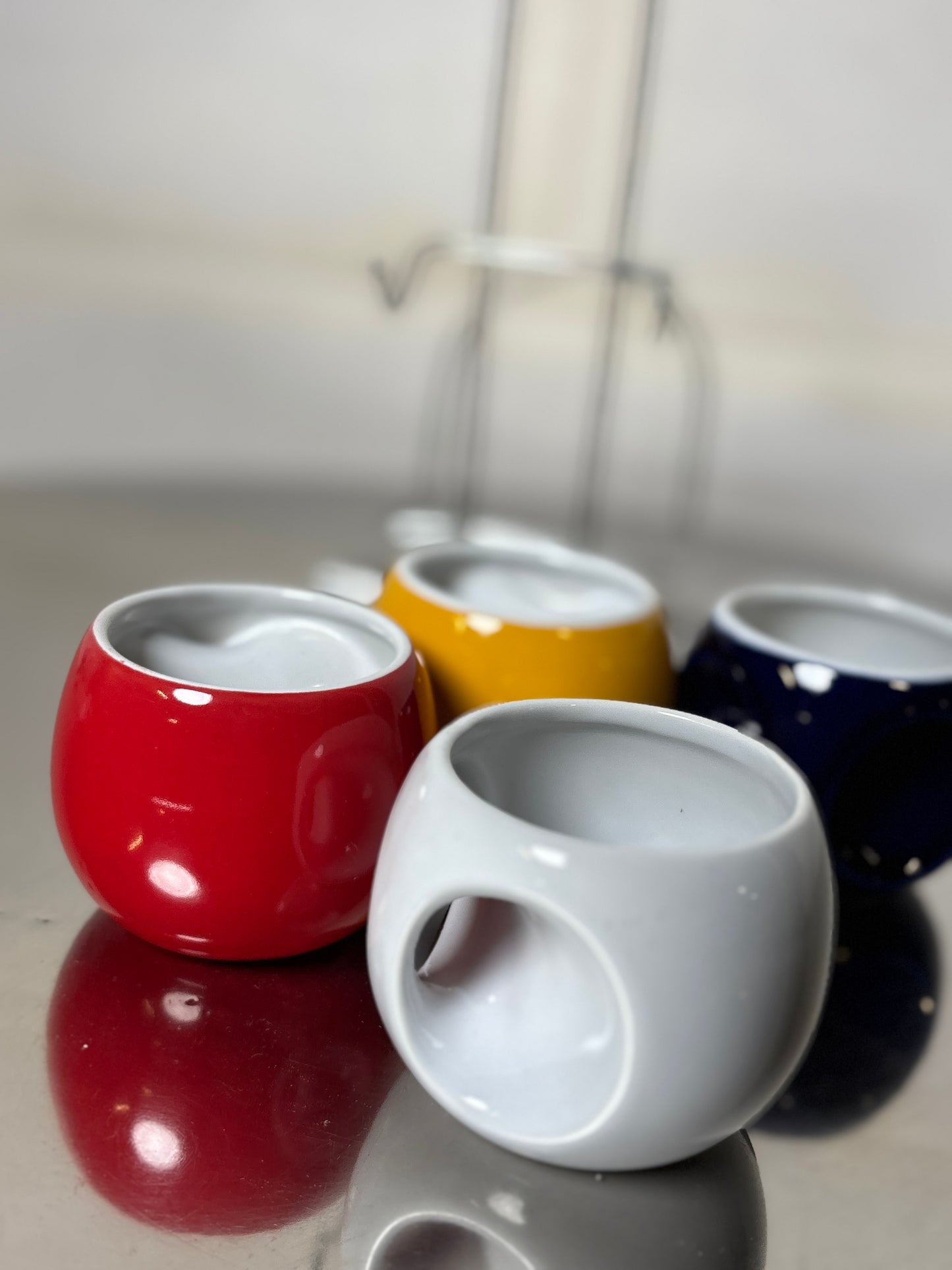 Lot de tasses à expresso Pradel France I Années 1980/90