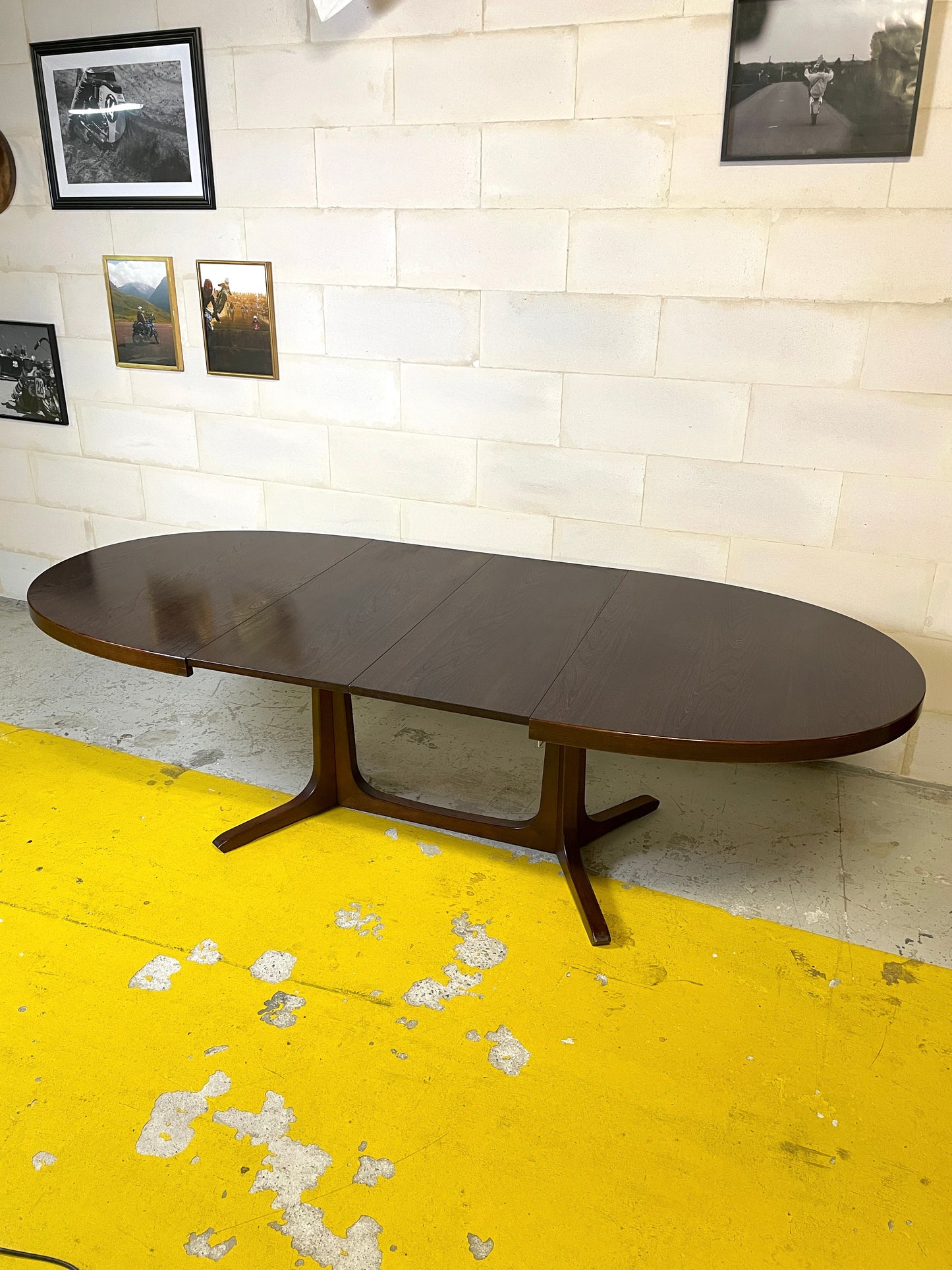Large Table signed Baumann in Rio Rosewood ⎜ 1960s