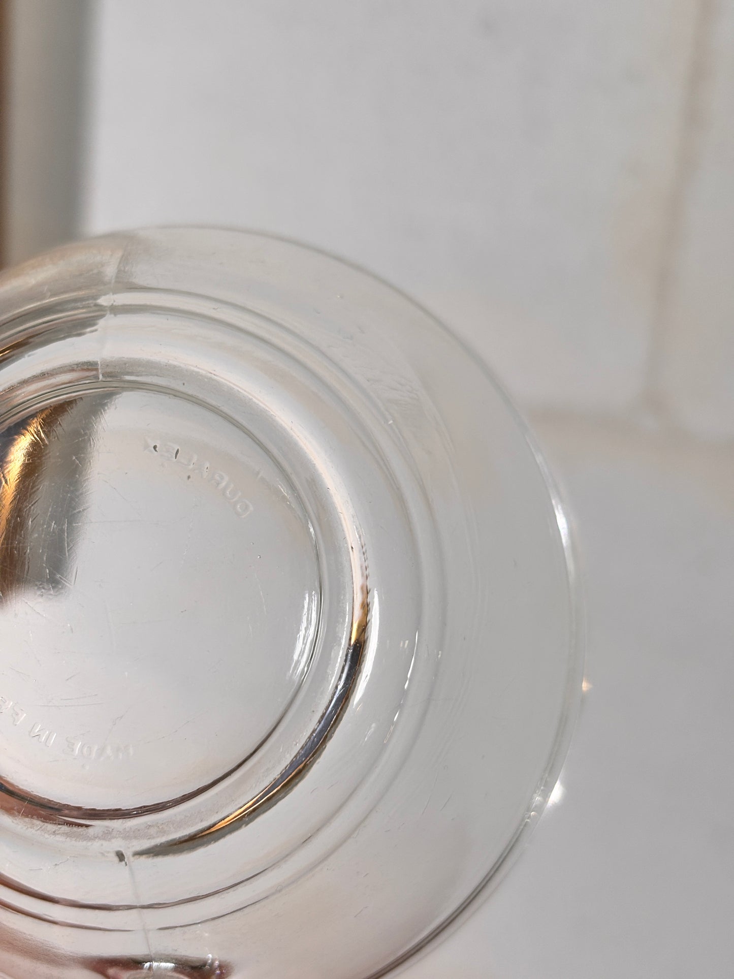 Lot de 10 Tasses à Café Duralex Transparent ⎜ Années 1970