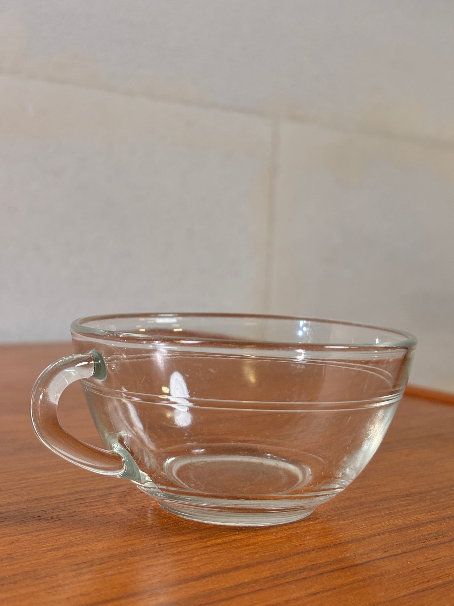 Lot de 10 Tasses à Café Duralex Transparent ⎜ Années 1970