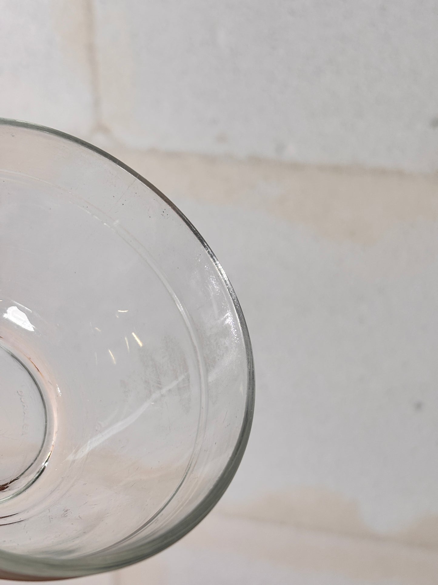 Lot de 10 Tasses à Café Duralex Transparent ⎜ Années 1970