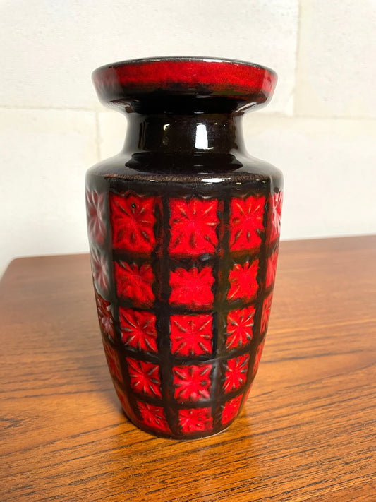 Vase Céramique Émaillée Scheurich 261-18 ⎜ années 1960