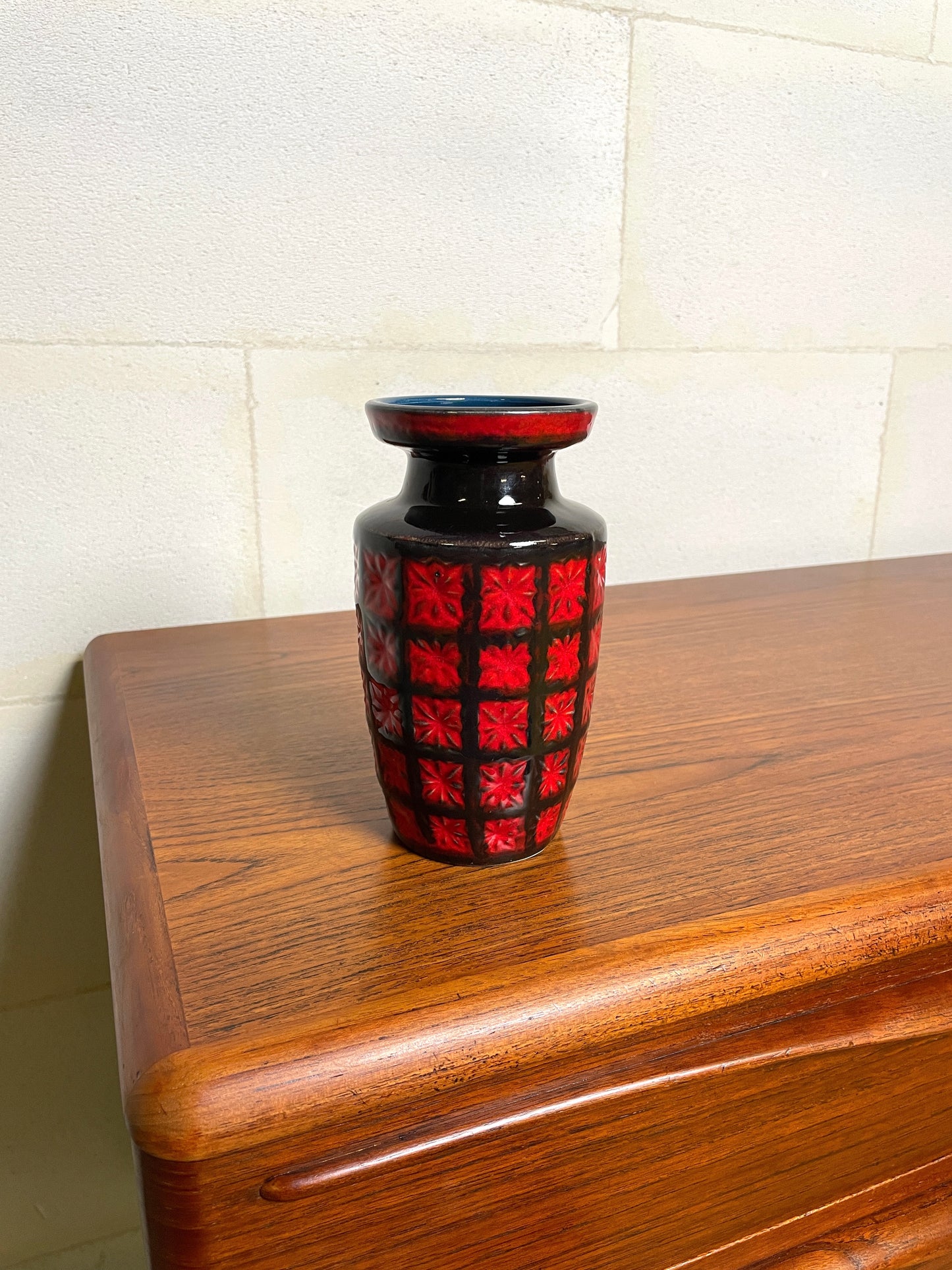 Vase Céramique Émaillée Scheurich 261-18 ⎜ années 1960