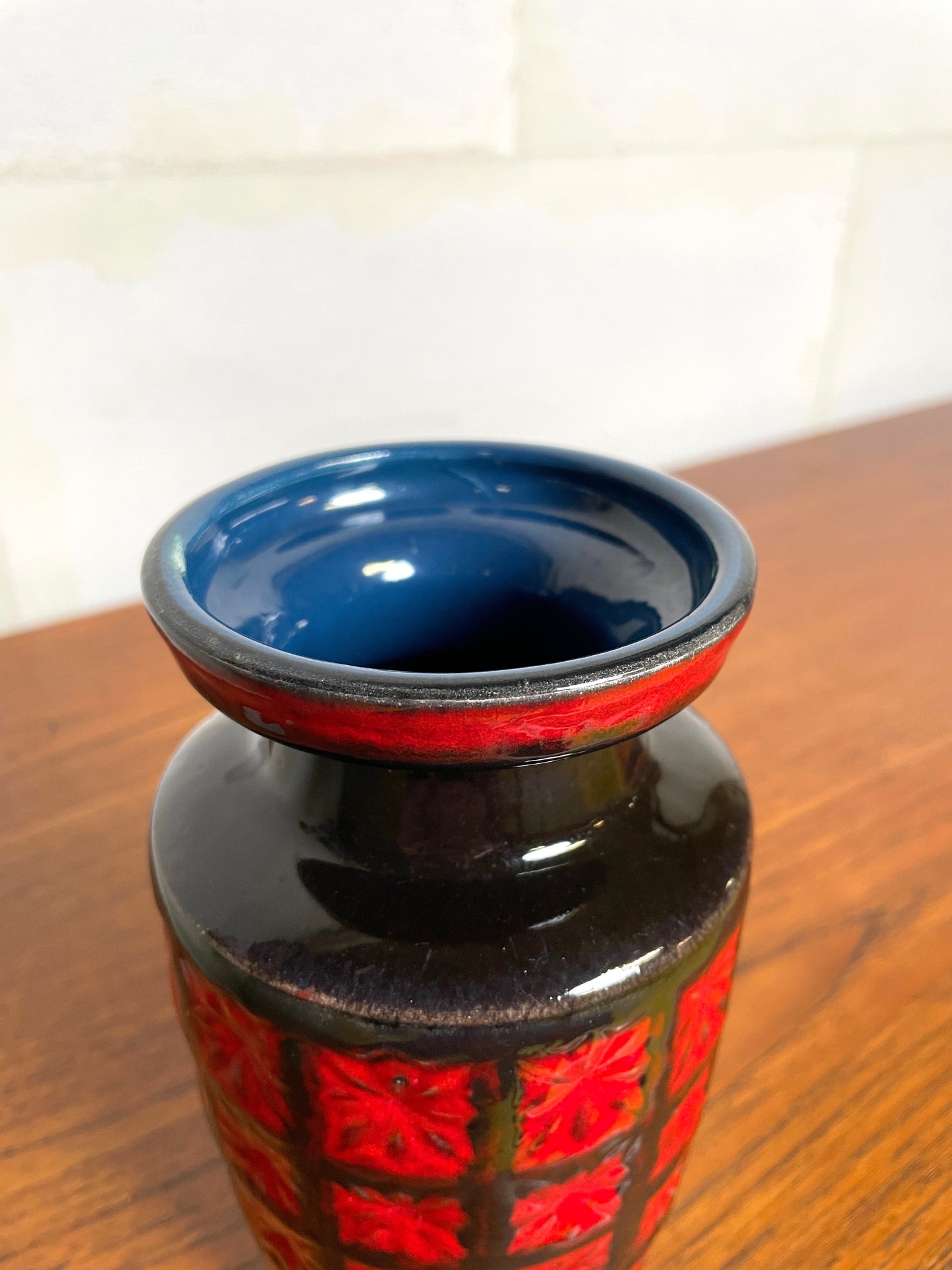 Vase Céramique Émaillée Scheurich 261-18 ⎜ années 1960