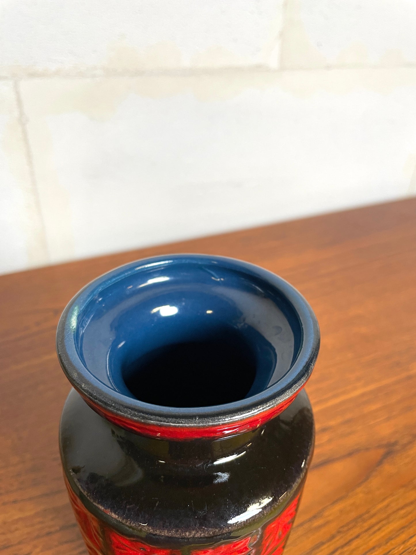 Vase Céramique Émaillée Scheurich 261-18 ⎜ années 1960