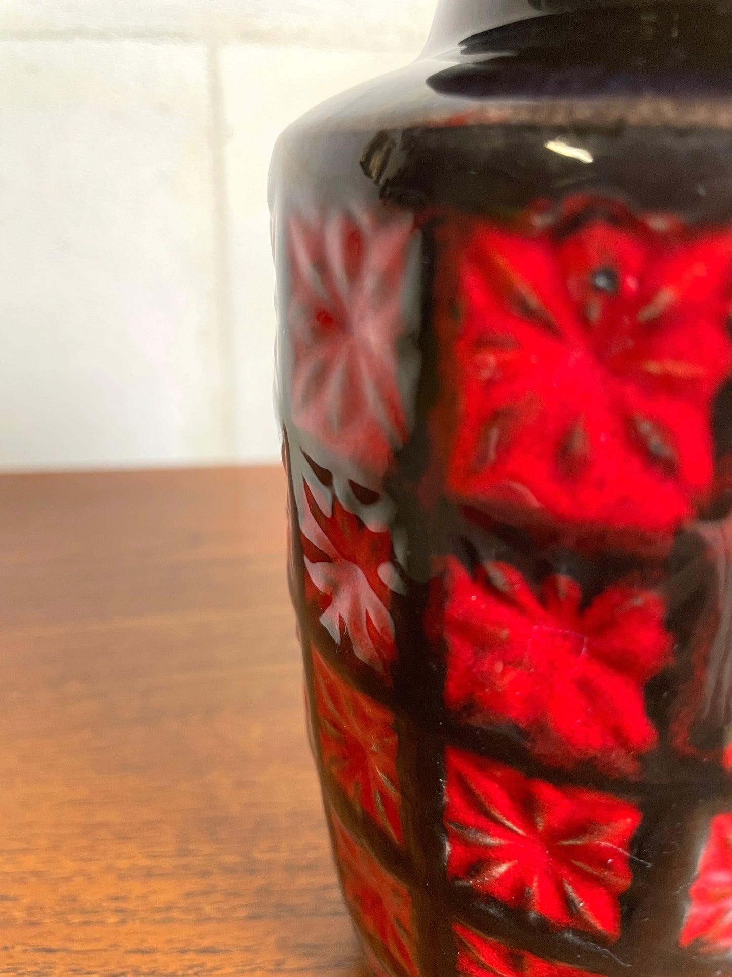 Vase Céramique Émaillée Scheurich 261-18 ⎜ années 1960