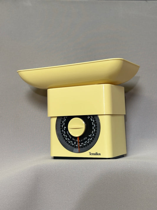 Balance Terraillon vintage 5kg ⎜ Crème / Beige ⎜ Années 1970
