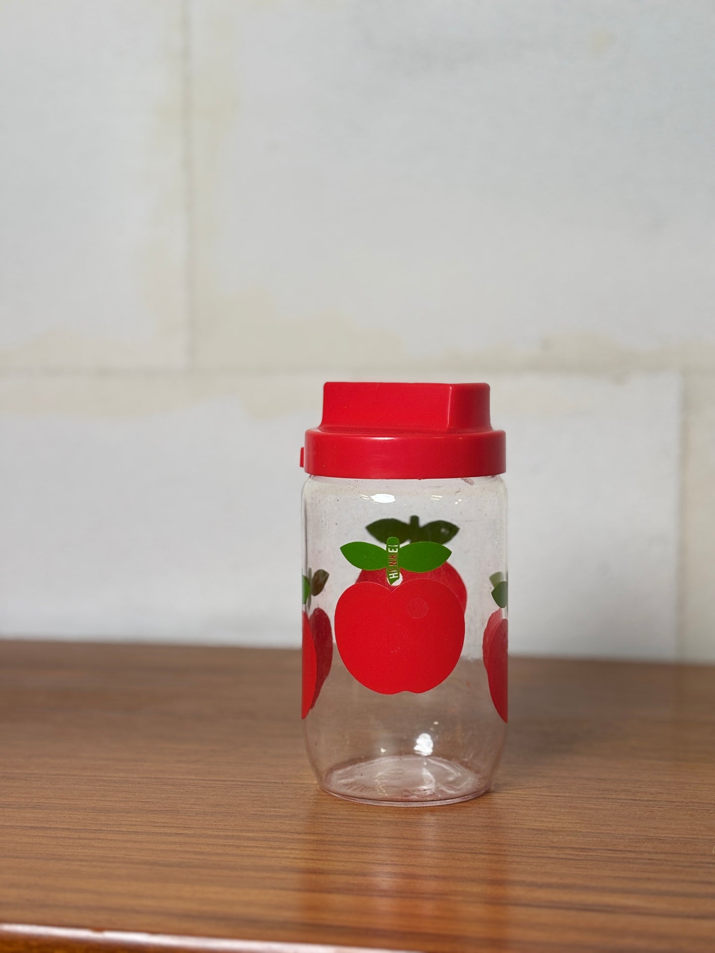 Lot motif pommes rouges Henkel I Années 70