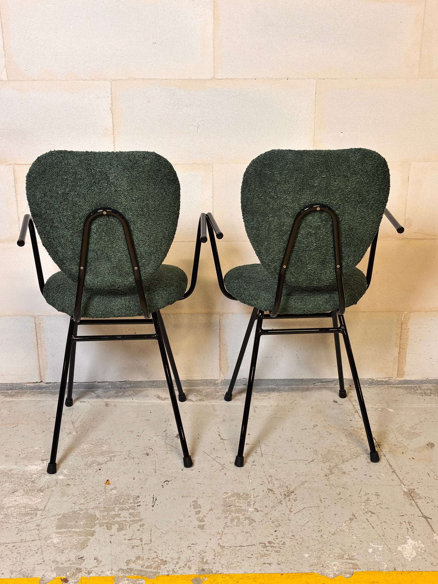 Lot de 2 Chaises Jacques Hitier Vintage⎥années 50/60