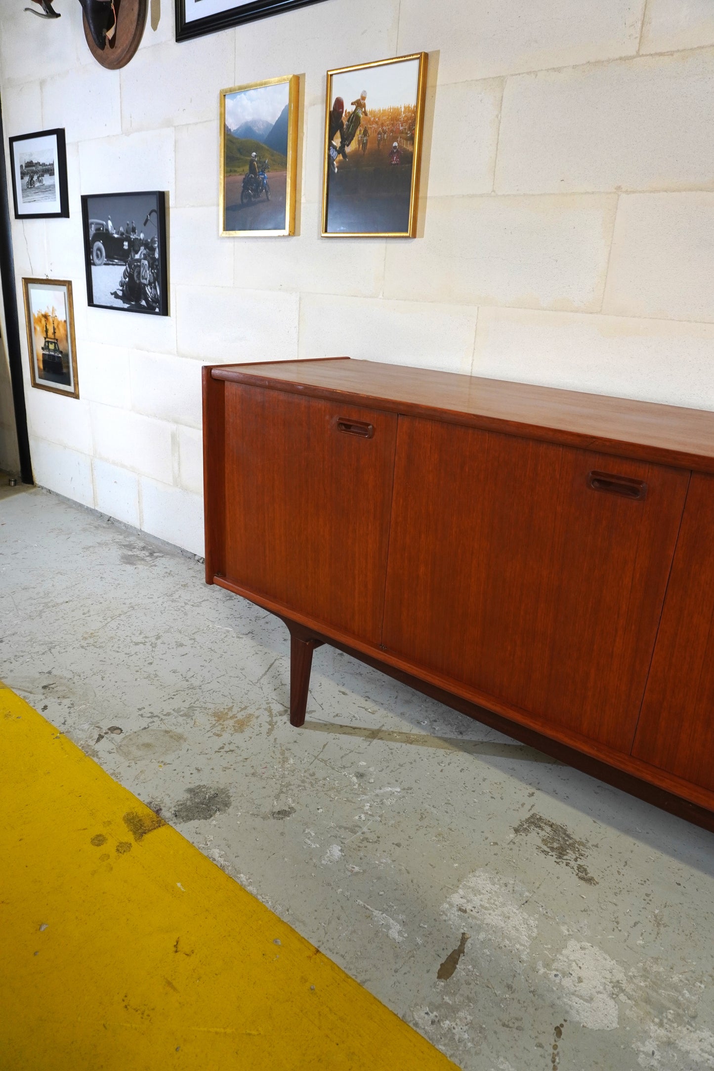 Grande enfilade vintage scandinave en teck ⎥ années 1960