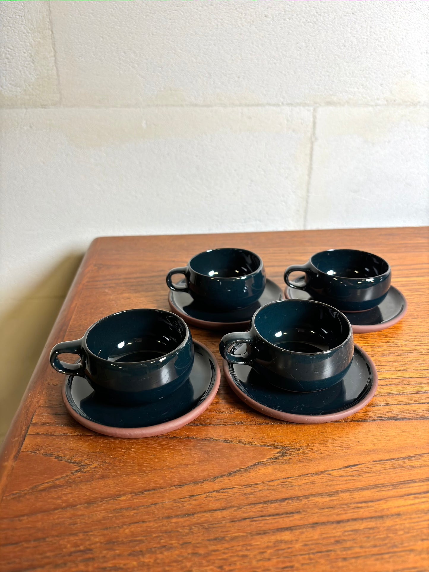Lot de 4 Tasses à café Habitat Sylvie⎜années 2000