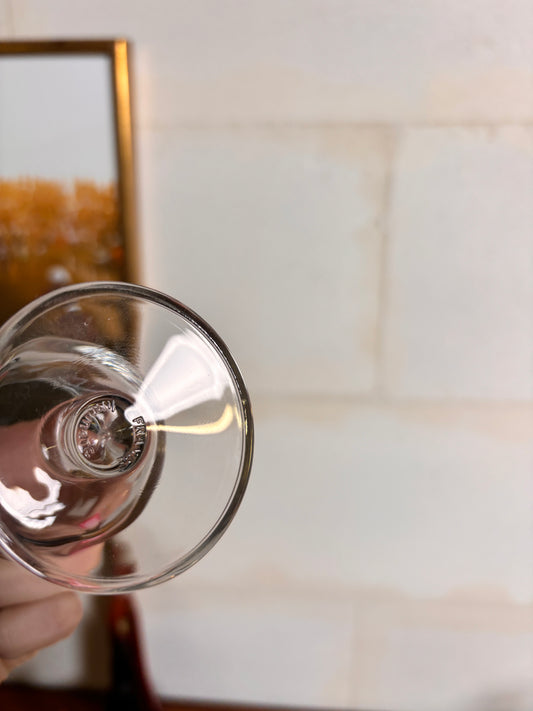 Lot de 8 verres Transparents Luminarc ⎥ années 1960/70