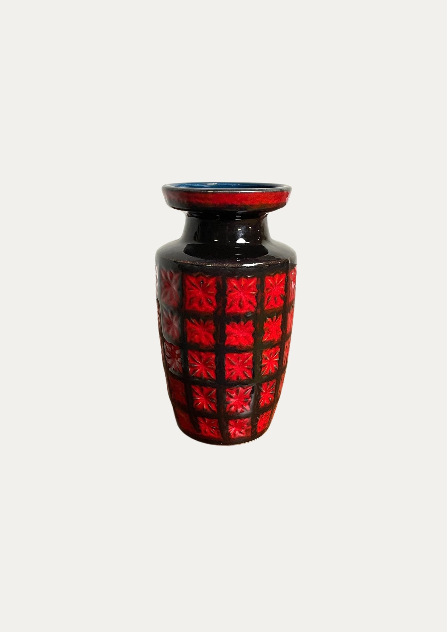 Vase Céramique Émaillée Scheurich 261-18 ⎜ années 1960