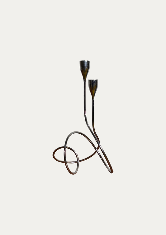 Bougeoir 2 têtes spirale Black+Blum