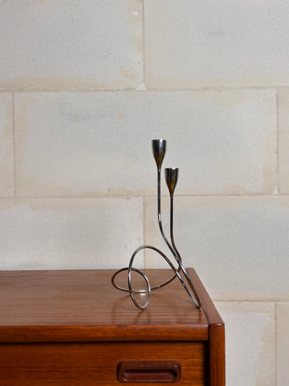 Bougeoir 2 têtes spirale Black+Blum