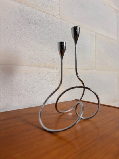 Bougeoir 2 têtes spirale Black+Blum