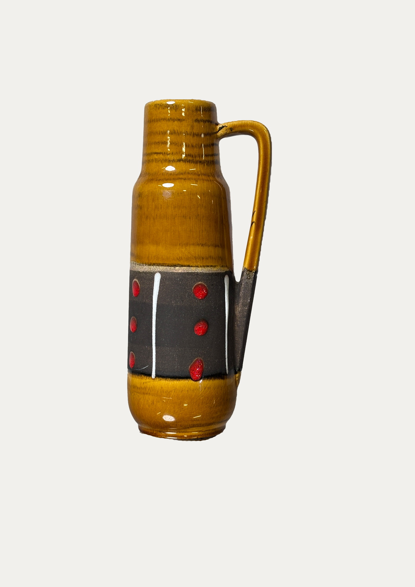 Vase Cruche en Céramique Scheurich 275-28 West Germany ⎜ Années 1960/70