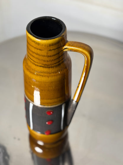 Vase Cruche en Céramique Scheurich 275-28 West Germany ⎜ Années 1960/70