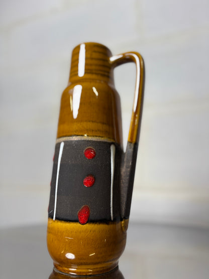 Vase Cruche en Céramique Scheurich 275-28 West Germany ⎜ Années 1960/70