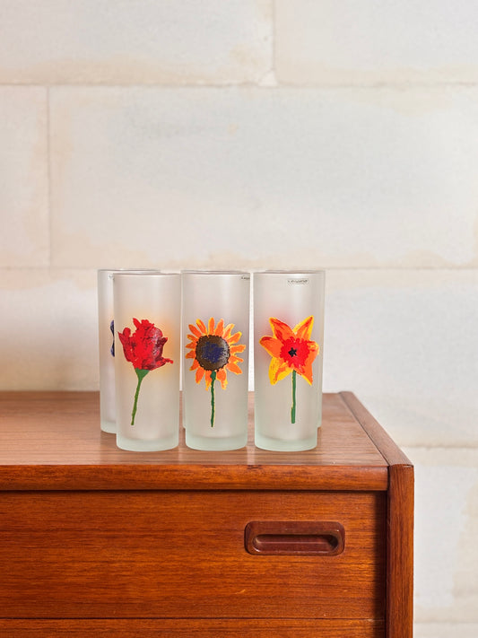 Lot 6 verres Tumbler Laguna I Années 70
