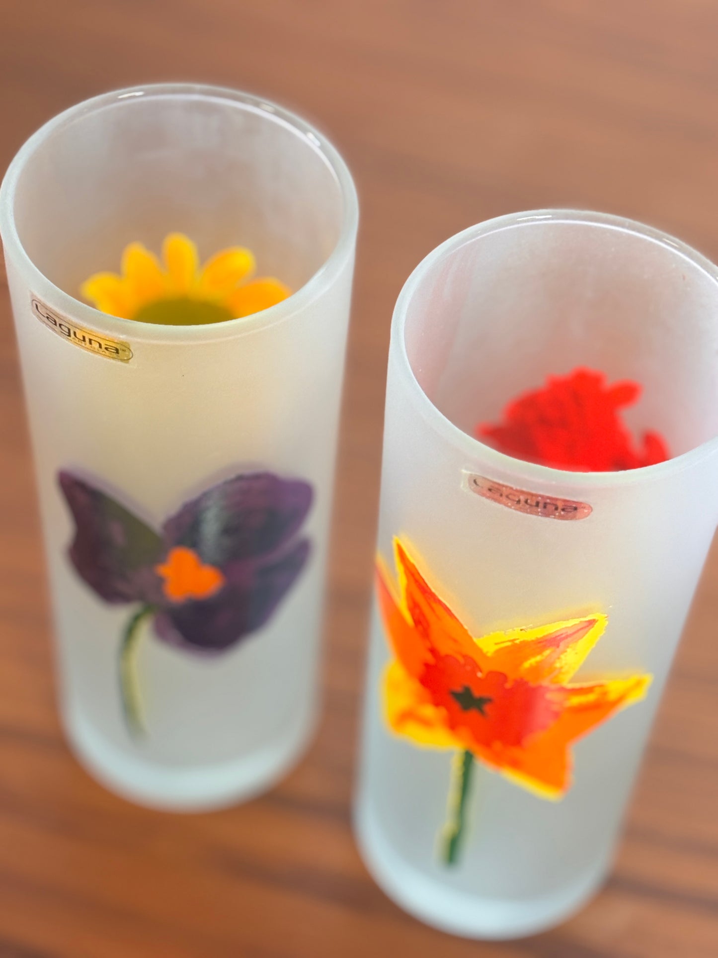 Lot 6 verres Tumbler Laguna I Années 70