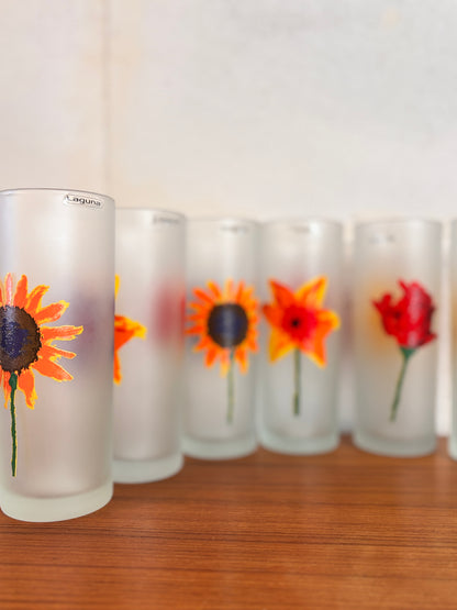 Lot 6 verres Tumbler Laguna I Années 70