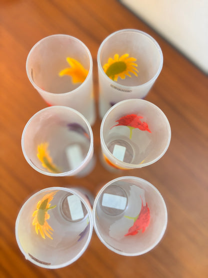 Lot 6 verres Tumbler Laguna I Années 70