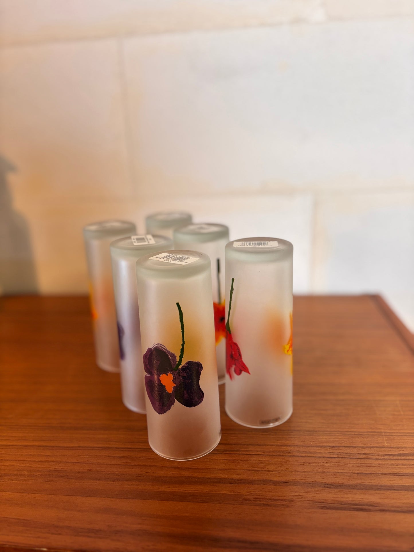 Lot 6 verres Tumbler Laguna I Années 70