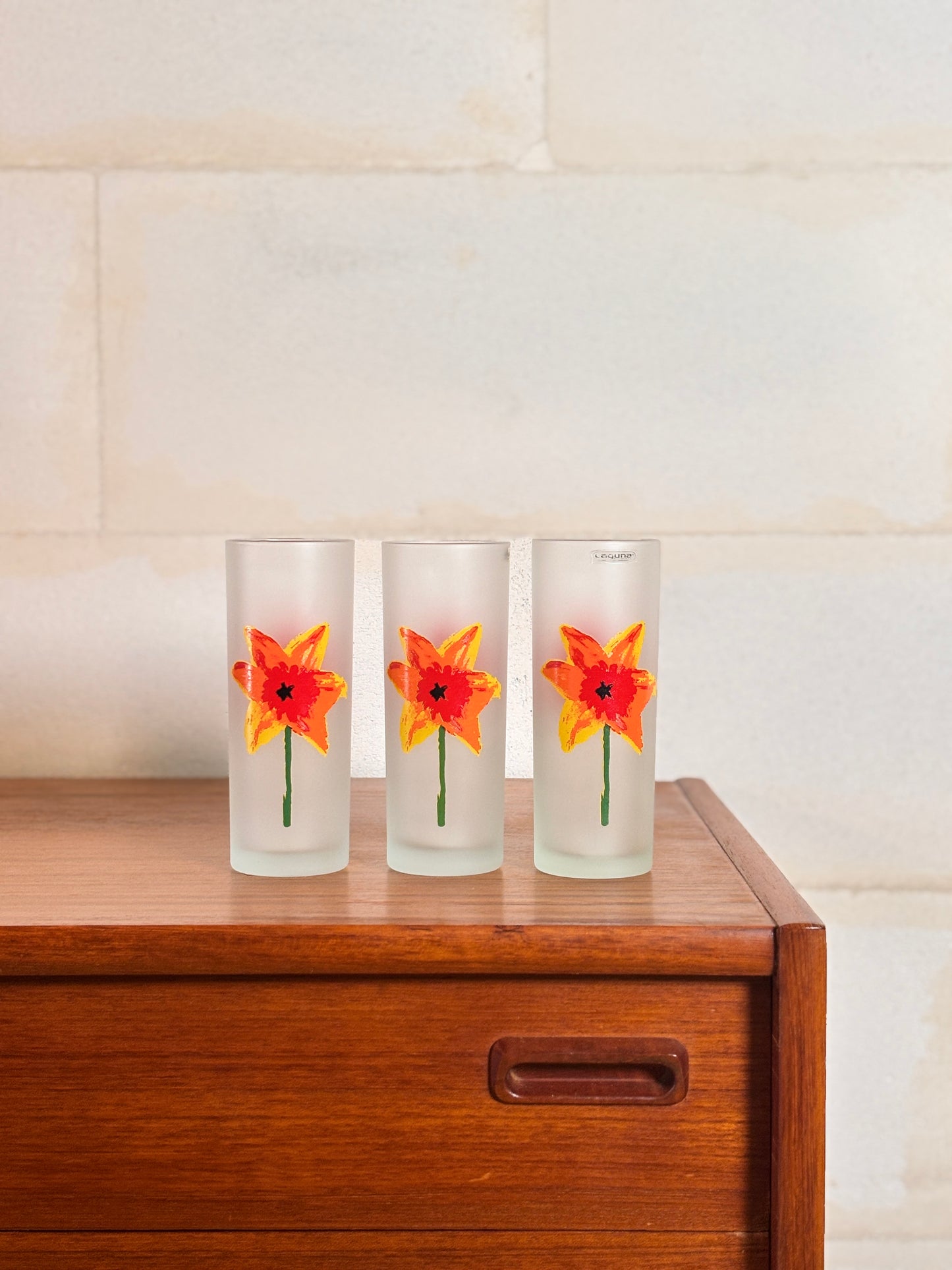 Lot 6 verres Tumbler Laguna I Années 70
