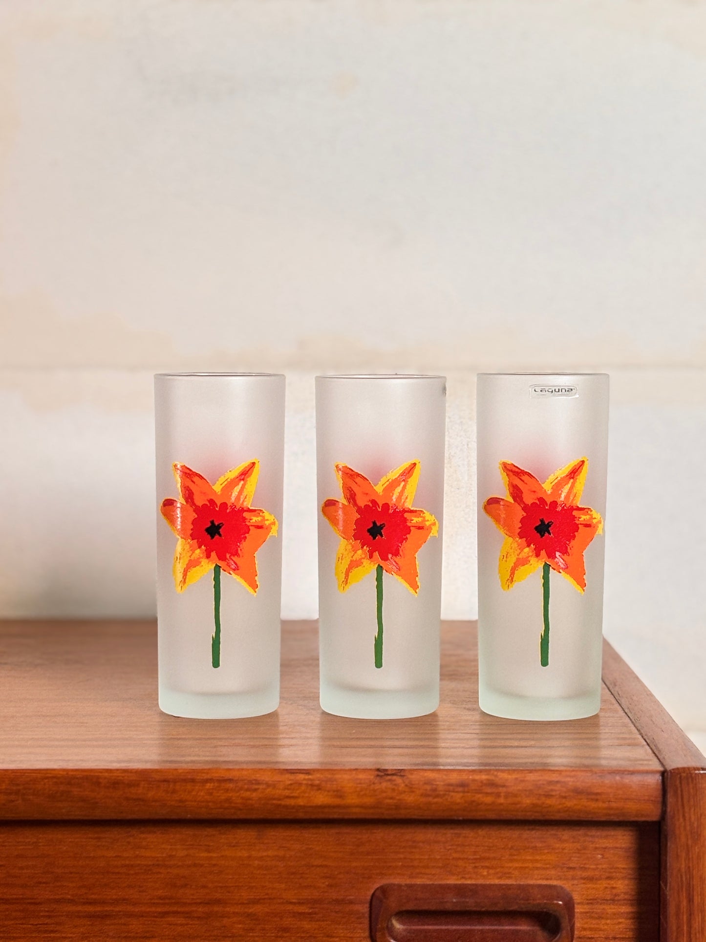 Lot 6 verres Tumbler Laguna I Années 70
