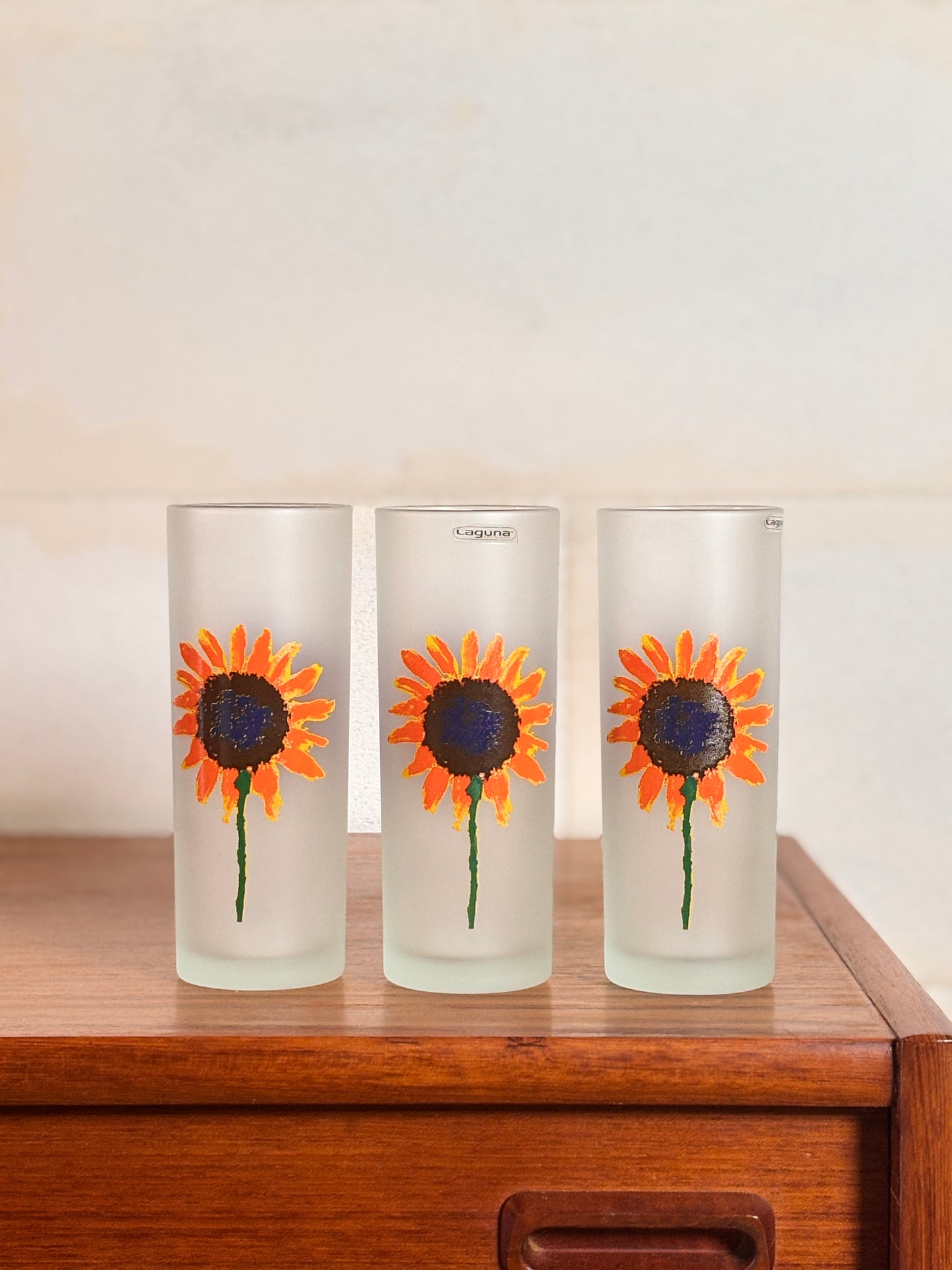 Lot 6 verres Tumbler Laguna I Années 70