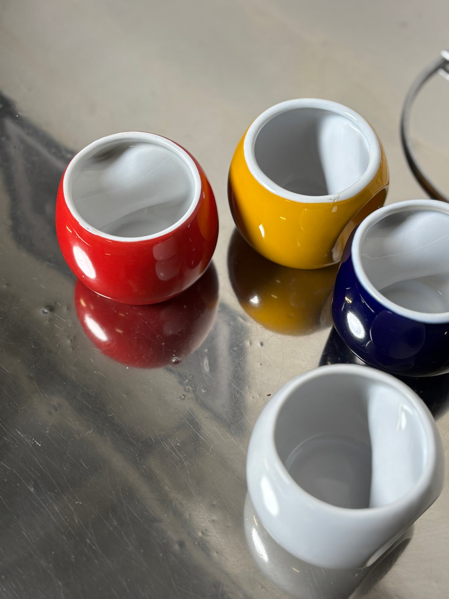 Lot de tasses à expresso Pradel France I Années 1980/90