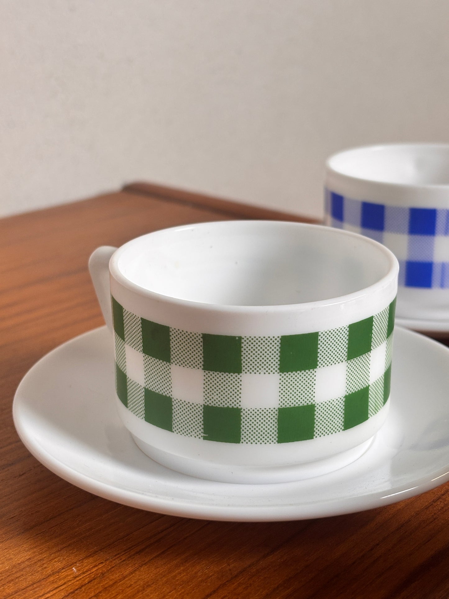 Service à café Arcopal "Vichy" I Années 80