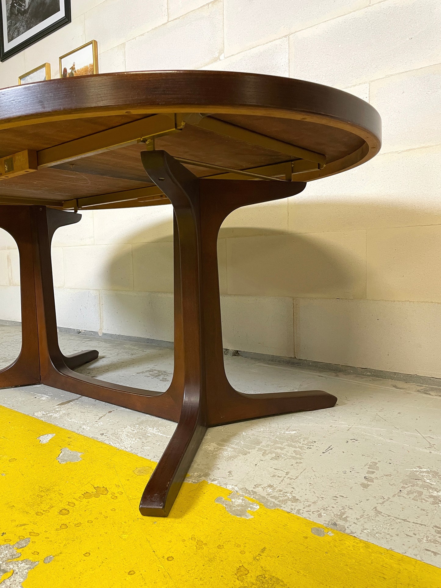 Large Table signed Baumann in Rio Rosewood ⎜ 1960s