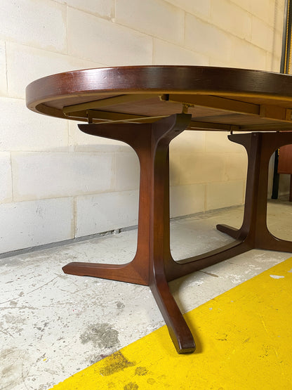 Large Table signed Baumann in Rio Rosewood ⎜ 1960s