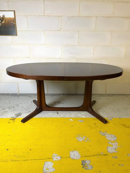 Large Table signed Baumann in Rio Rosewood ⎜ 1960s