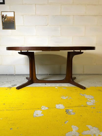 Large Table signed Baumann in Rio Rosewood ⎜ 1960s