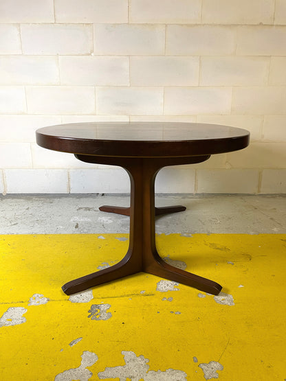 Large Table signed Baumann in Rio Rosewood ⎜ 1960s