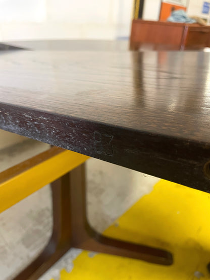 Large Table signed Baumann in Rio Rosewood ⎜ 1960s