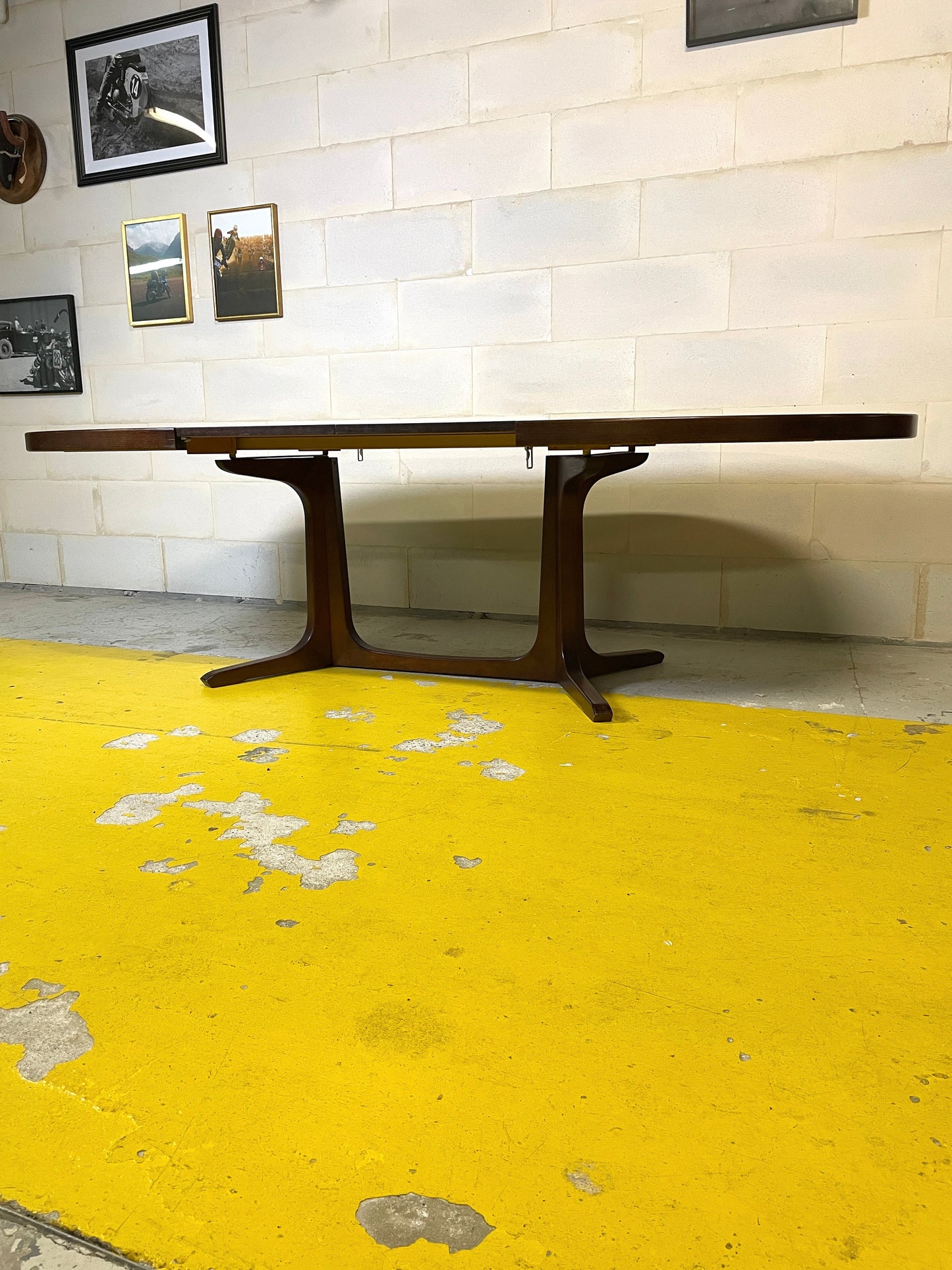 Large Table signed Baumann in Rio Rosewood ⎜ 1960s