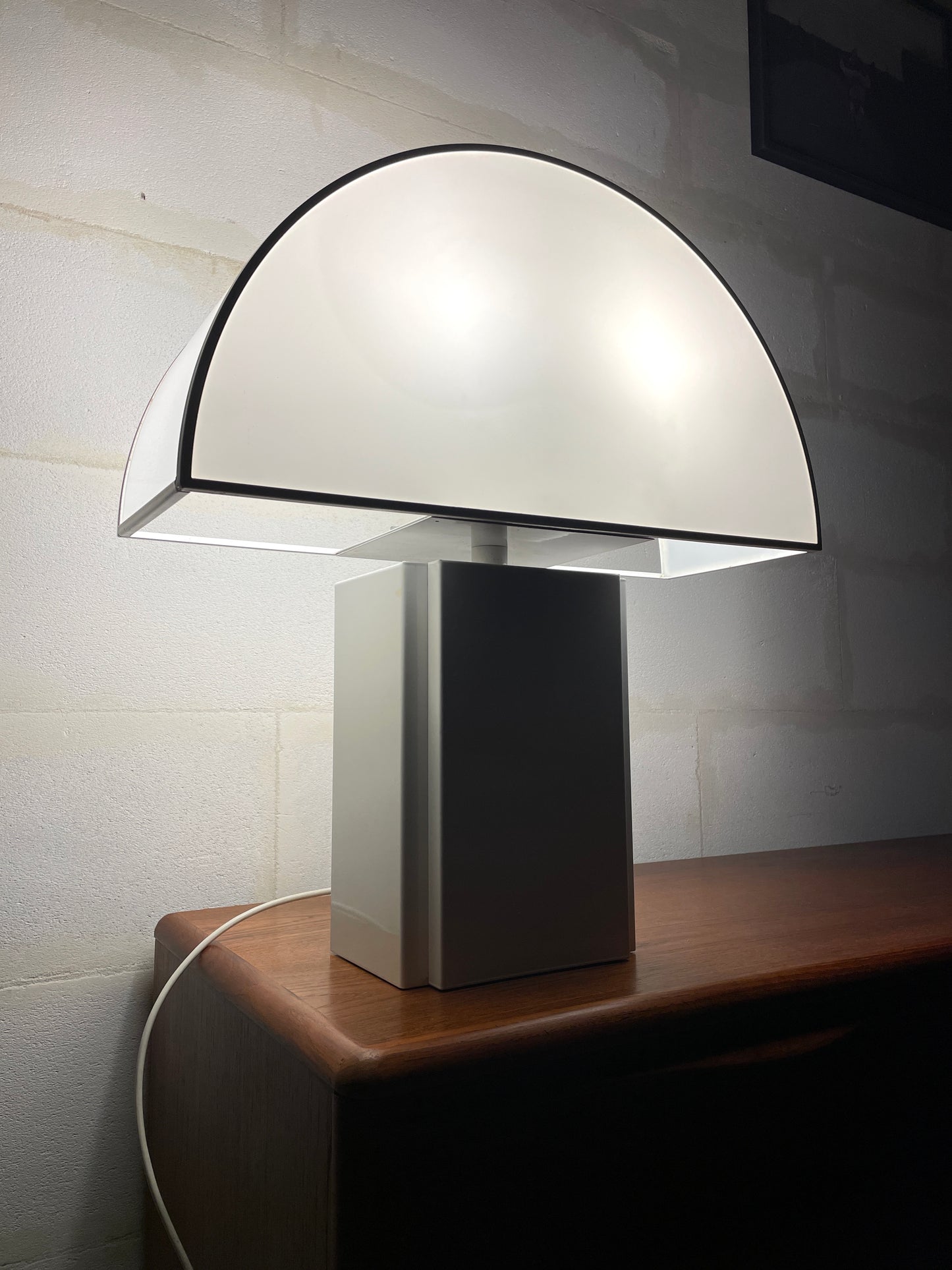 Grande Lampe de bureau OLYMPE par Harvey Guzzini pour ED, Italie ⎜ années 1970