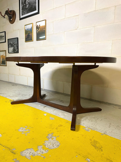 Large Table signed Baumann in Rio Rosewood ⎜ 1960s