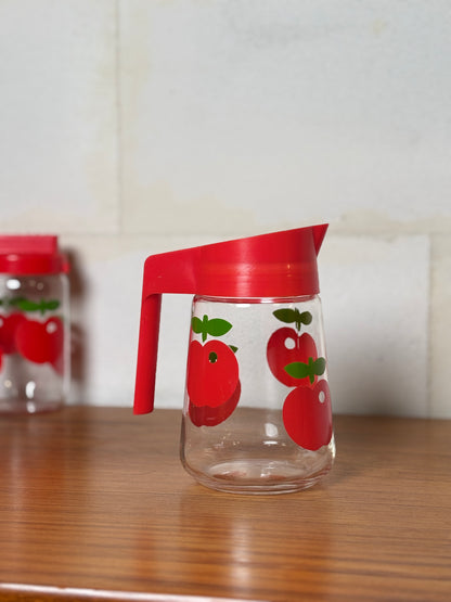 Lot motif pommes rouges Henkel I Années 70
