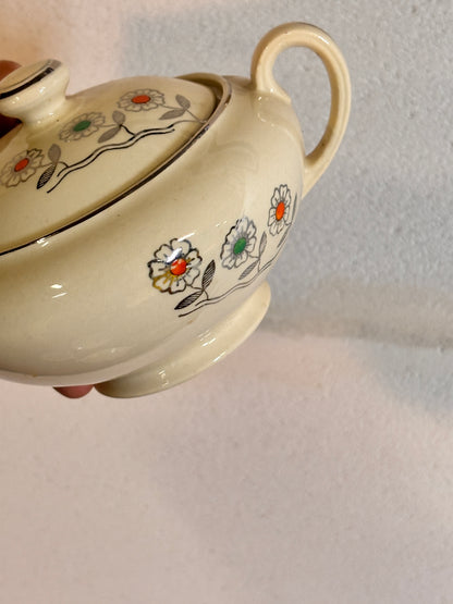Lot de 11 tasses, soucoupes et 2 sucrier Johnson Brother I Années 70