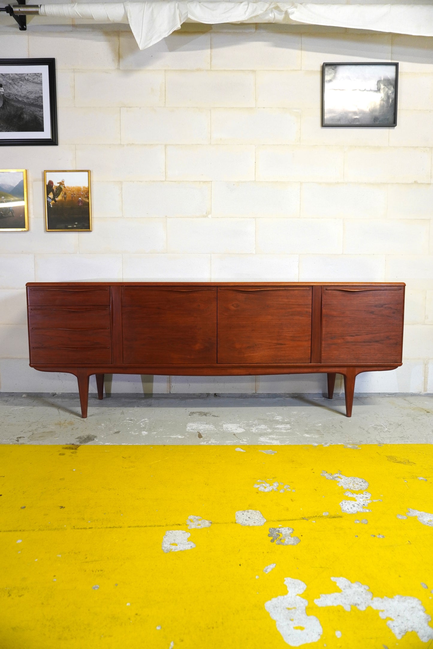 Enfilade en bois palissandre de Rio scandinave SRM ⎜année 1963