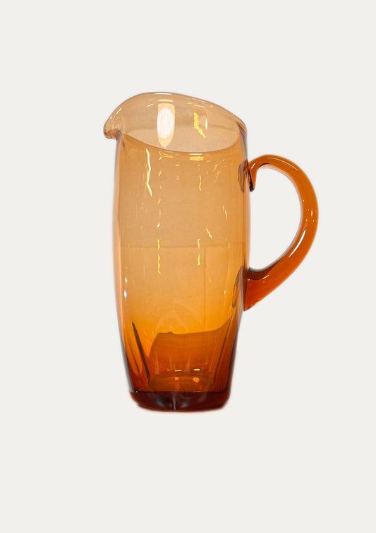 Piechet en Verre Ambré Soufflé Vintage ⎥ années 1960/70